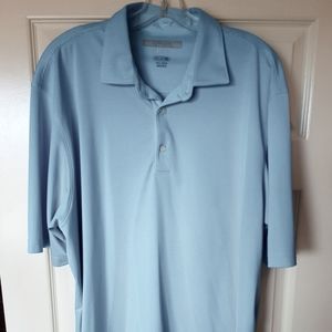 Greg Norman golf polo light blue 2xl